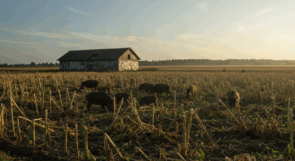実際に起きた農作物の獣害被害例