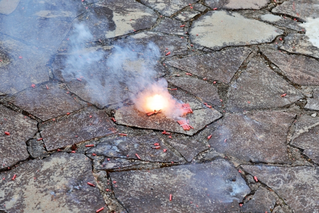 害獣駆除に爆竹効果は限定的